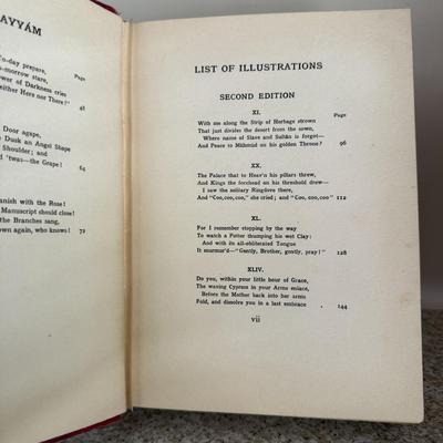 “Rubaiyat of Omar Khayyam” & More Antique Books (BD-HS)
