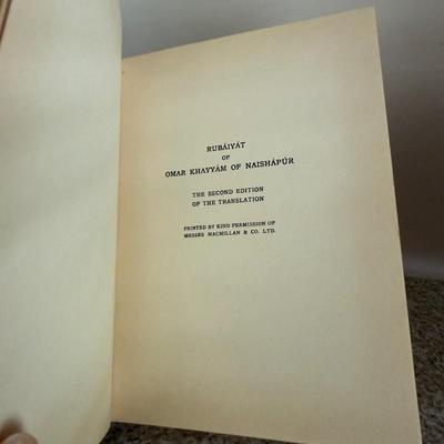 “Rubaiyat of Omar Khayyam” & More Antique Books (BD-HS)