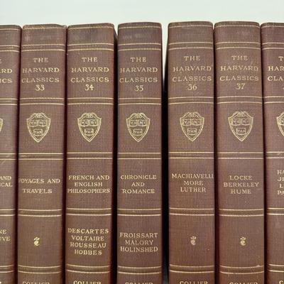 50 Volume Set of “The Harvard Classics” Books (BD-HS)