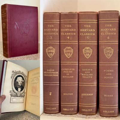 50 Volume Set of “The Harvard Classics” Books (BD-HS)