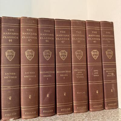 50 Volume Set of “The Harvard Classics” Books (BD-HS)