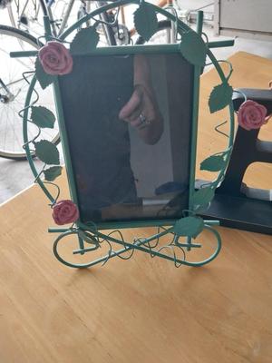 "HOME" DECOR- BASKETS AND PHOTO FRAME