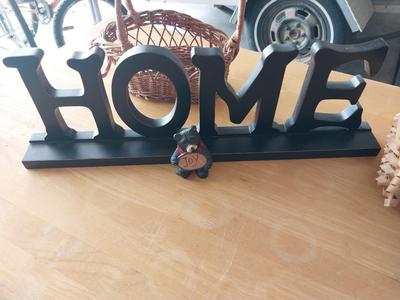 "HOME" DECOR- BASKETS AND PHOTO FRAME