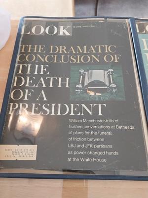 VINTAGE LOOK & LIFE JFK'S DEATH