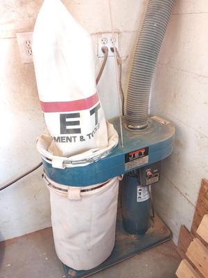JET DUST COLLECTOR ON CASTERS