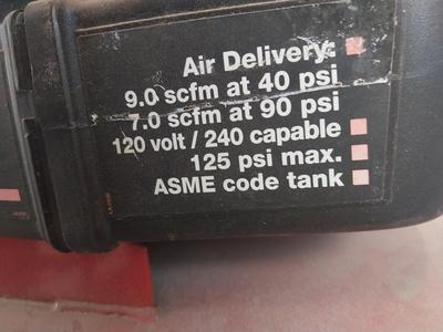 25GAL. AIR COMPRESSOR WITH HOSE