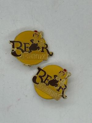 Vintage 1985 30th Anniversary Disneyland Bear Country Cloisonné Pins Jamboree character 2 pins