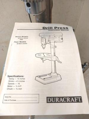DURACRAFT DRILLPRESS