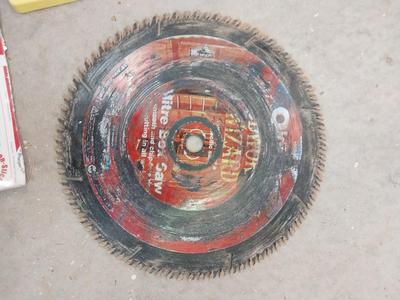 THREE SAW BLADES