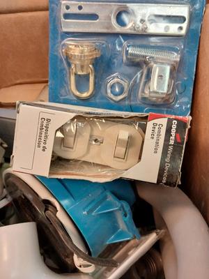 BIG BOX OF ELECTRICAL SUPPLIES