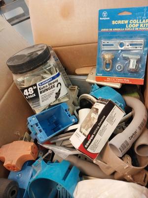 BIG BOX OF ELECTRICAL SUPPLIES