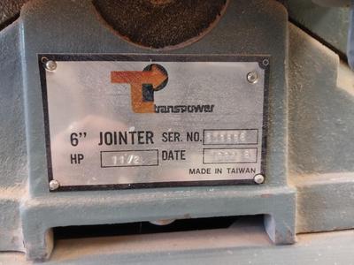 TRANSPOWER 6" JOINTER