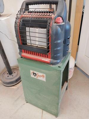 BIG BUDDY PORTABLE PROPANE HEATER AND STAND