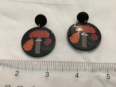 Mushroom Earrings