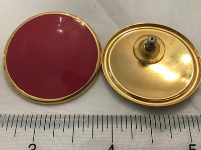 Large Pink and Gold Earrings