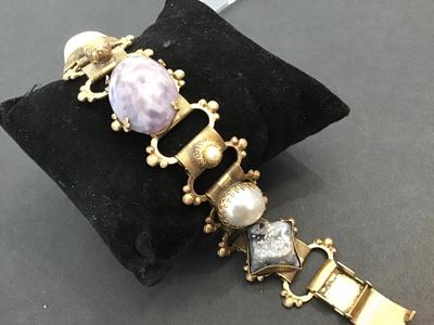 Antique Book Chain Bracelet Gorgeous