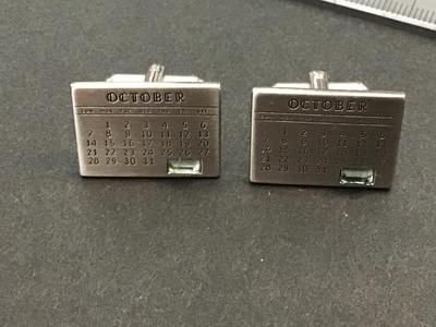 Vintage Hickok October Cuff links