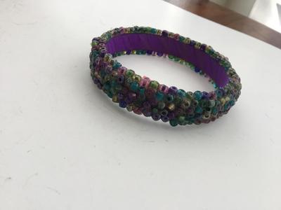 Beautiful unique purple fashion bracelet