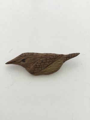 Marked vintage bird pin