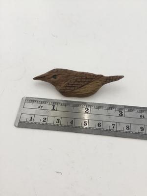 Marked vintage bird pin