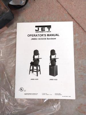 JET BANDSAW WITH EXTRA BLADES