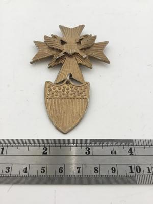 Gold tone unmarked vintage pin