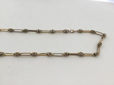 Gold tone fashion necklace