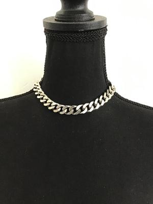 Vintage Napier chunky silver tone chain choker