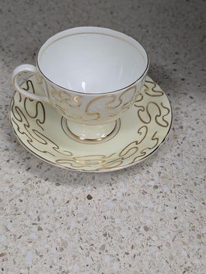 Old Royal Bone China England Tea Cup & Saucer (LR)