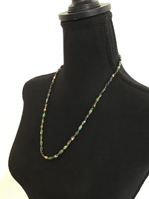 Pretty vintage stone beaded necklace