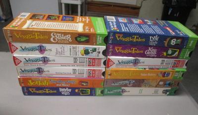 Veggie Tales VHS Tapes (G)