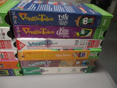 Veggie Tales VHS Tapes (G)