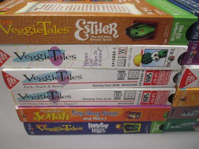 Veggie Tales VHS Tapes (G)