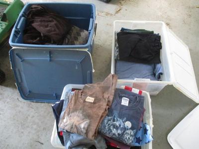 Assortment Of Clothing Tee Shirts Sweaters Lot B (G)