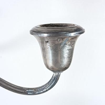 LOT 30: Pair of Gorham Weighted Sterling Silver Candelabras