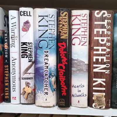 LOT 33: Large Book Lot- Stephen King, Dean Koontz, Dick Francis & More