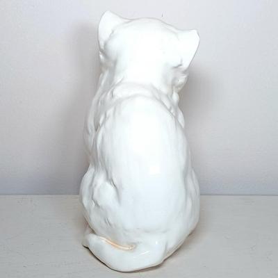 LOT 37: Set of (3) Vintage Ceramic Cat Statues