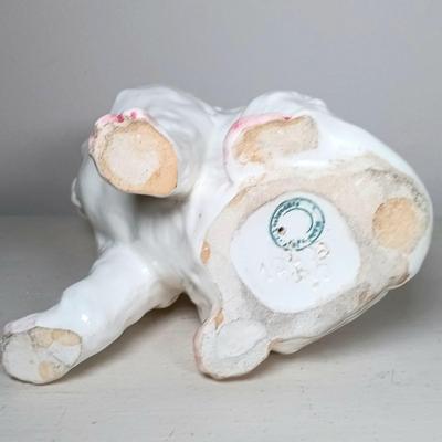 LOT 37: Set of (3) Vintage Ceramic Cat Statues