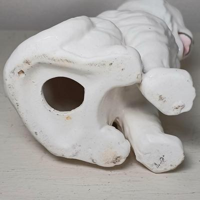 LOT 37: Set of (3) Vintage Ceramic Cat Statues