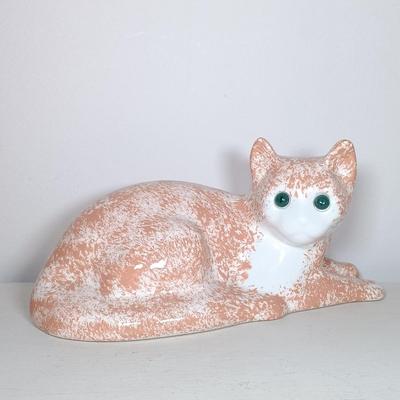 LOT 43: Set of (3) Elpa Alcobaca Ceramic Cats with One Other