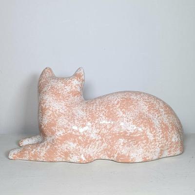 LOT 43: Set of (3) Elpa Alcobaca Ceramic Cats with One Other