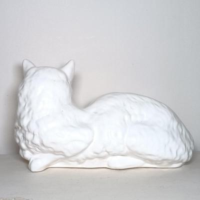 LOT 43: Set of (3) Elpa Alcobaca Ceramic Cats with One Other