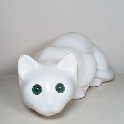 LOT 43: Set of (3) Elpa Alcobaca Ceramic Cats with One Other