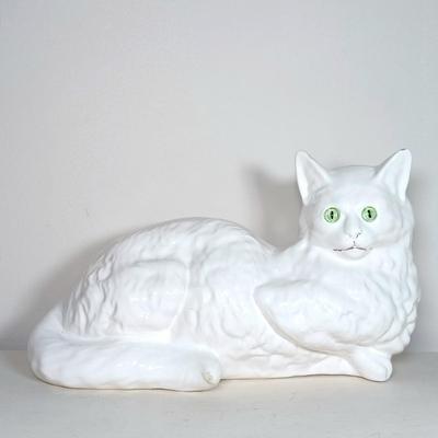LOT 43: Set of (3) Elpa Alcobaca Ceramic Cats with One Other