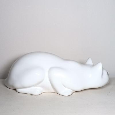 LOT 43: Set of (3) Elpa Alcobaca Ceramic Cats with One Other