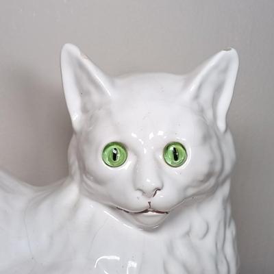 LOT 43: Set of (3) Elpa Alcobaca Ceramic Cats with One Other