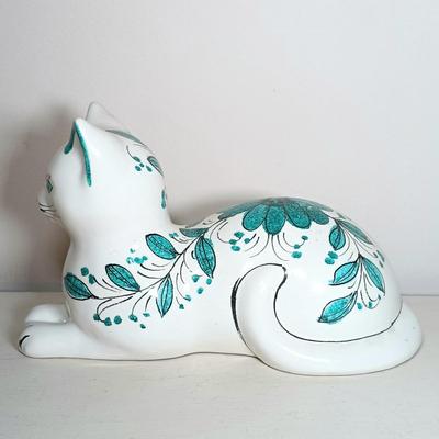 LOT 46: Set of (3) Italian Made Pottery Cats