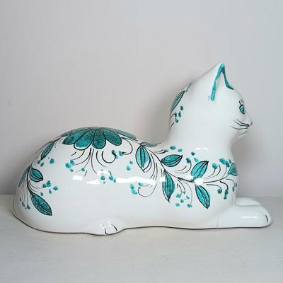 LOT 46: Set of (3) Italian Made Pottery Cats