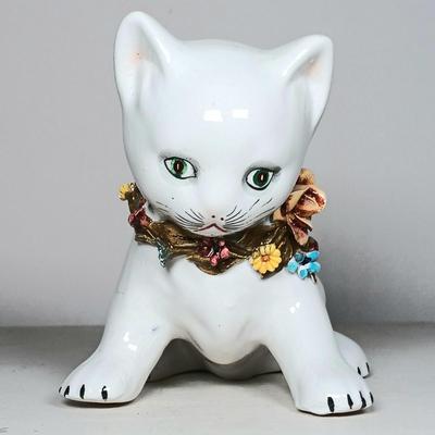 LOT 46: Set of (3) Italian Made Pottery Cats