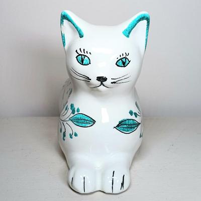 LOT 46: Set of (3) Italian Made Pottery Cats